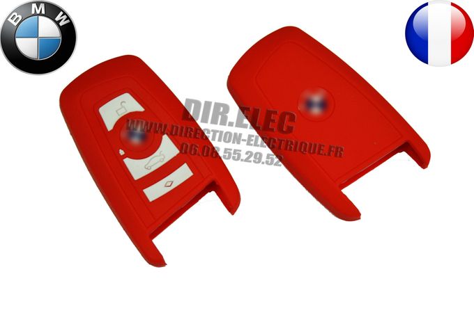 HOUSSE ETUI CLE CLEF TELECOMMANDE SILICONE ROUGE
BMW SERIE 1 3 5 6 7 X3 X5 X6